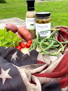 Garlic Scape Potato Salad