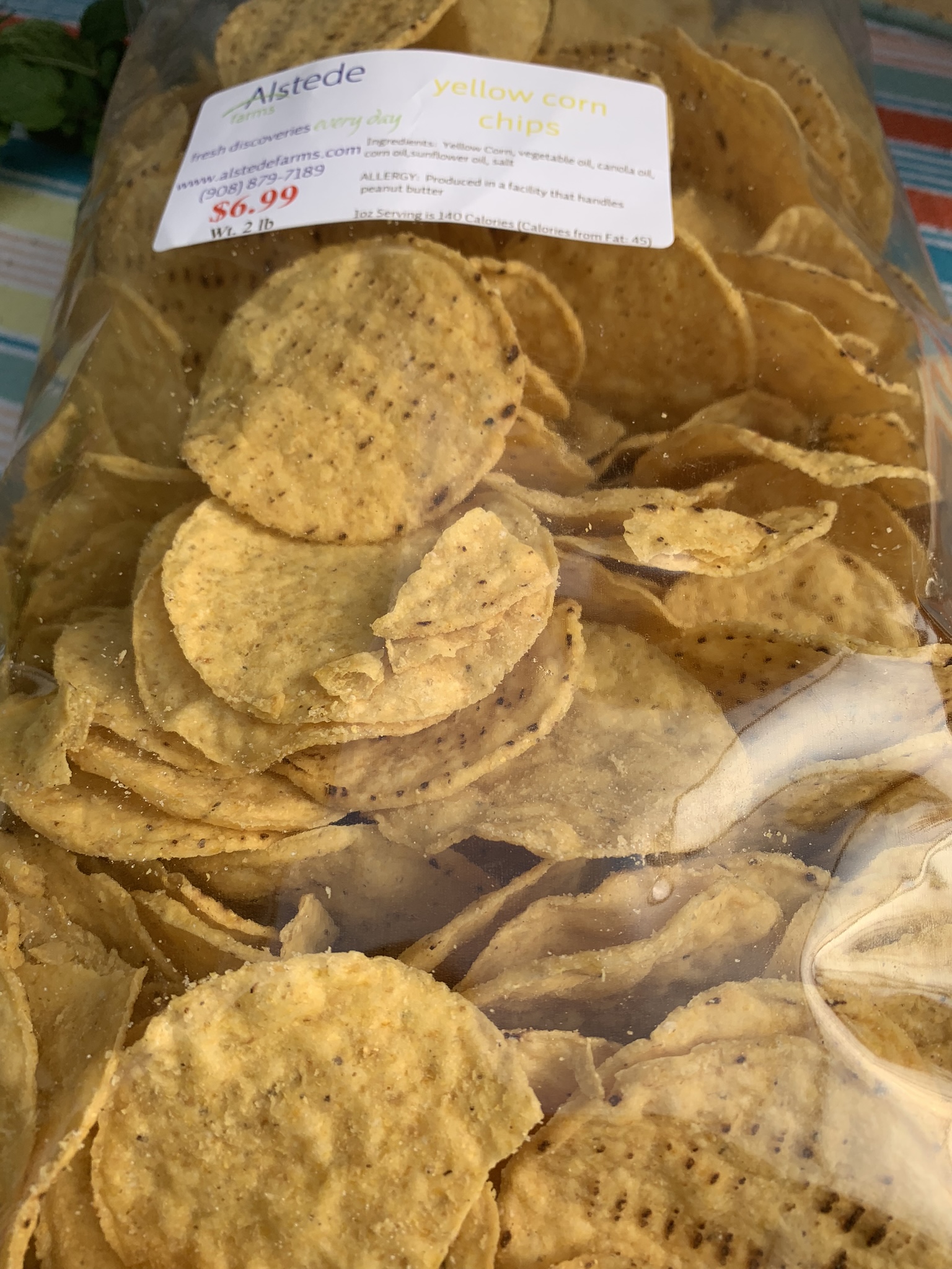 Tortilla Chips (Yellow Corn) Alstede Farms NJ