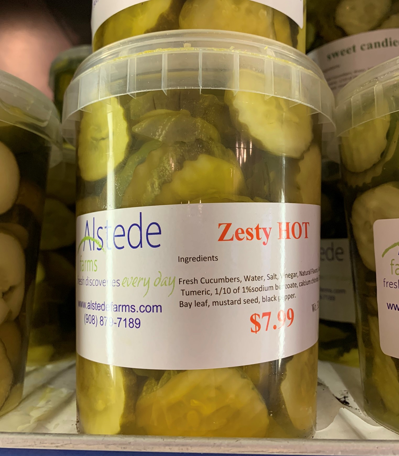 Zesty Hot Pickles Alstede Farms NJ