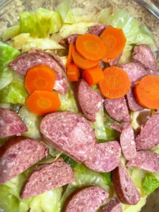 Cabbage and Kielbasa Casserole