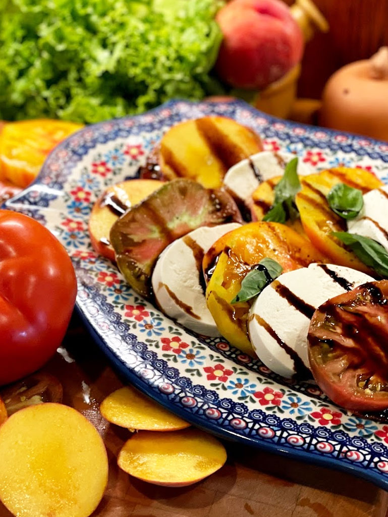 Peach & Tomato Caprese Salad | Alstede Farms