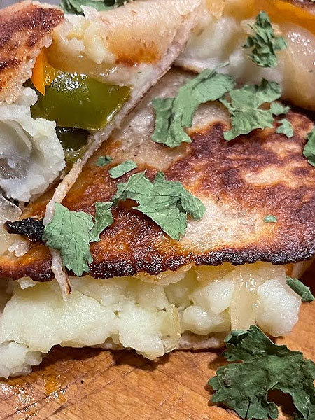 Mashed Potato Quesadilla | Alstede Farms